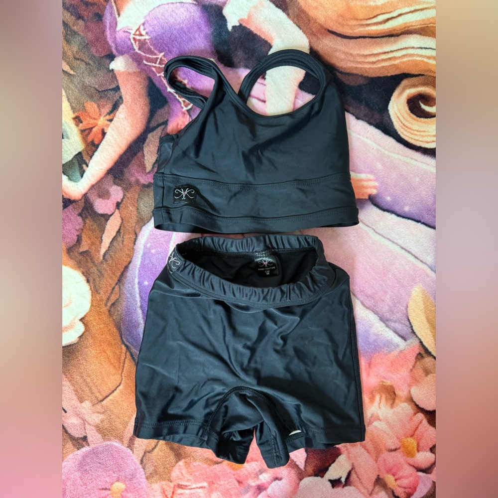Kandi kouture  top and Shorts Set black C5/6